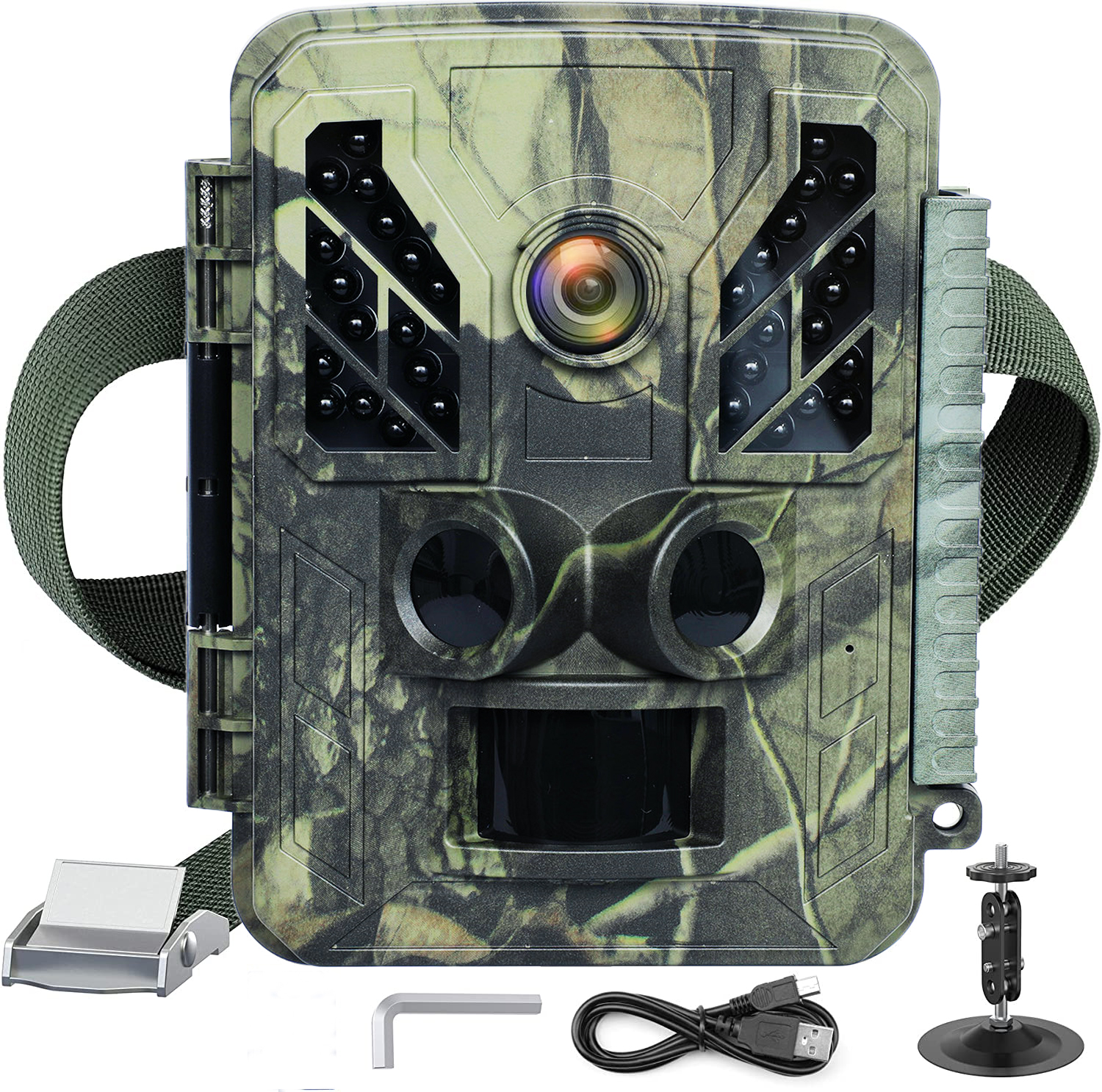 32MP 4K High Resolution Outdoor Infrared Waterproof Wildlife Observation Wild Camera 